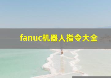 fanuc机器人指令大全