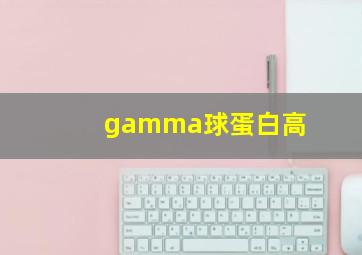 gamma球蛋白高