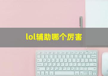 lol辅助哪个厉害