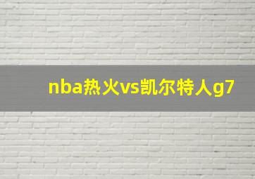 nba热火vs凯尔特人g7