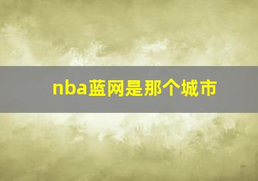 nba蓝网是那个城市