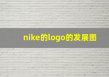 nike的logo的发展图