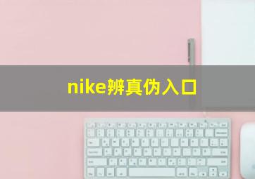 nike辨真伪入口