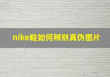 nike鞋如何辨别真伪图片