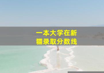 一本大学在新疆录取分数线