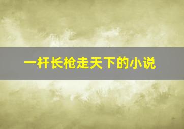 一杆长枪走天下的小说