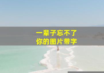 一辈子忘不了你的图片带字