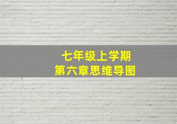 七年级上学期第六章思维导图