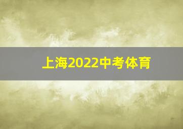 上海2022中考体育