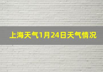 上海天气1月24日天气情况