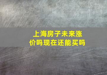 上海房子未来涨价吗现在还能买吗