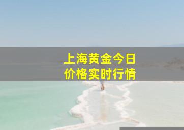 上海黄金今日价格实时行情