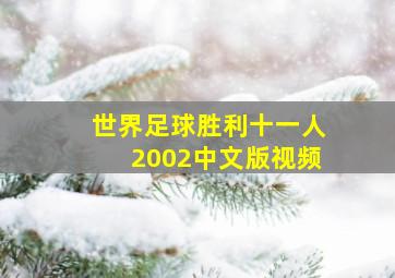 世界足球胜利十一人2002中文版视频