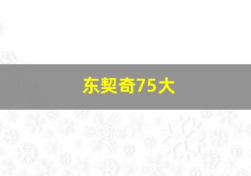 东契奇75大