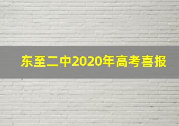 东至二中2020年高考喜报