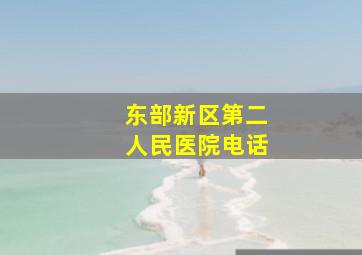 东部新区第二人民医院电话