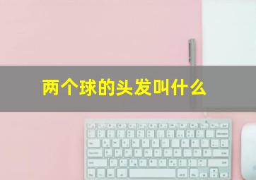 两个球的头发叫什么