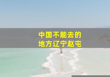 中国不能去的地方辽宁赵屯