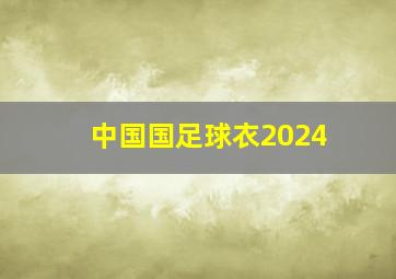 中国国足球衣2024