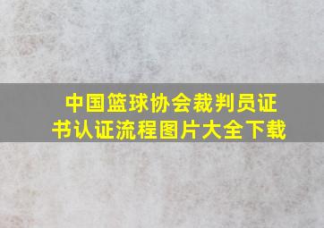 中国篮球协会裁判员证书认证流程图片大全下载