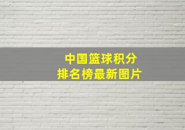 中国篮球积分排名榜最新图片