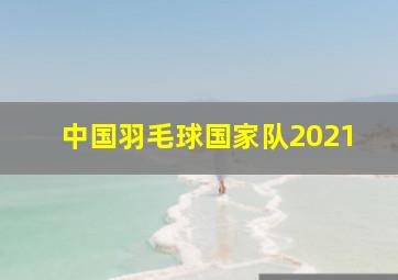 中国羽毛球国家队2021