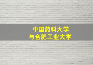 中国药科大学与合肥工业大学