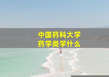 中国药科大学药学类学什么