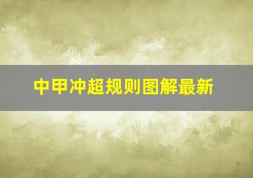 中甲冲超规则图解最新