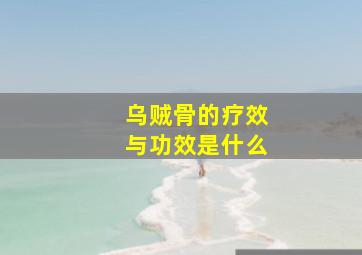 乌贼骨的疗效与功效是什么