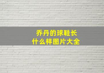 乔丹的球鞋长什么样图片大全