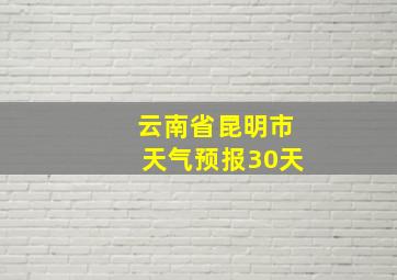 云南省昆明市天气预报30天