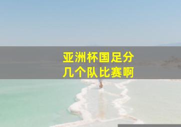 亚洲杯国足分几个队比赛啊