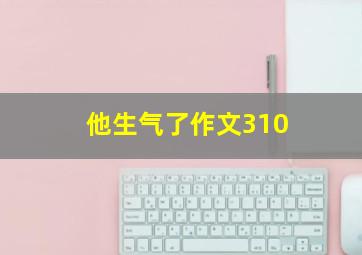 他生气了作文310