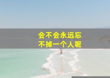 会不会永远忘不掉一个人呢