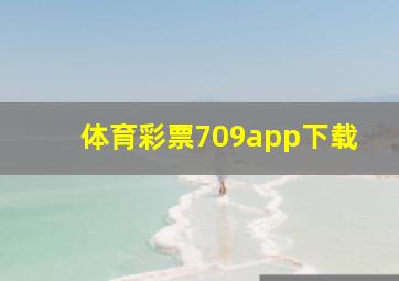 体育彩票709app下载