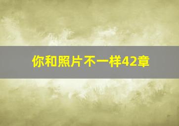 你和照片不一样42章