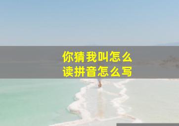 你猜我叫怎么读拼音怎么写