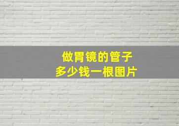 做胃镜的管子多少钱一根图片