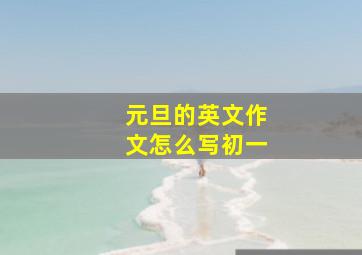 元旦的英文作文怎么写初一