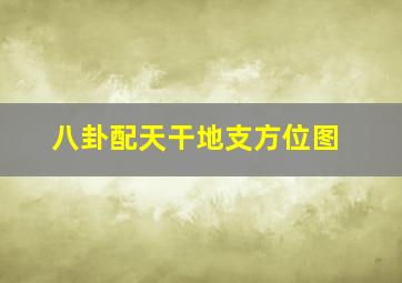 八卦配天干地支方位图