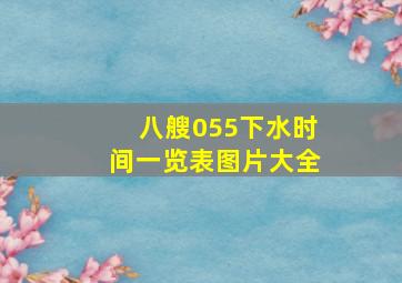 八艘055下水时间一览表图片大全