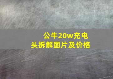 公牛20w充电头拆解图片及价格