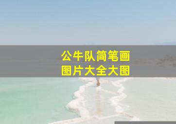 公牛队简笔画图片大全大图