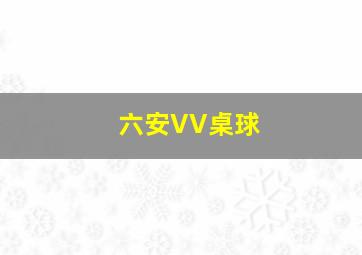 六安VV桌球