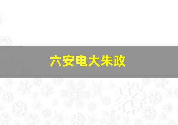 六安电大朱政