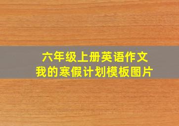 六年级上册英语作文我的寒假计划模板图片