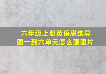 六年级上册英语思维导图一到六单元怎么画图片