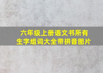 六年级上册语文书所有生字组词大全带拼音图片