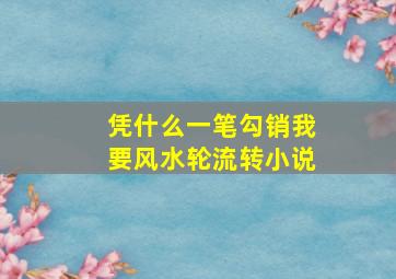 凭什么一笔勾销我要风水轮流转小说